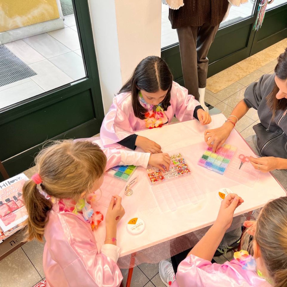 Momento condiviso durante il compleanno principesse